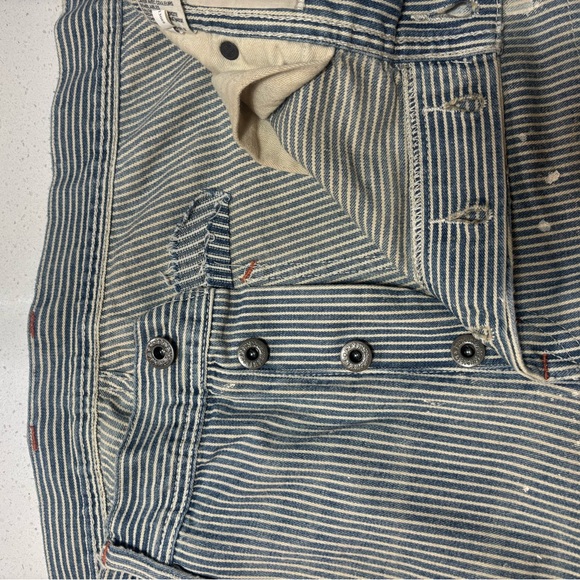 Ralph Lauren Denim & Supply Men's Striped Distressed Jeans Size 36-32 - Picture 13 of 13